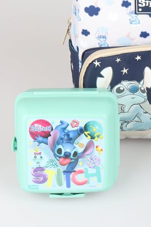x Dekomus Lisanslı Stitch Little Dreamer Collection Tek Bölmeli Küçük Boy Anaokul Çantası,Beslenme Kabı ve Matara Seti