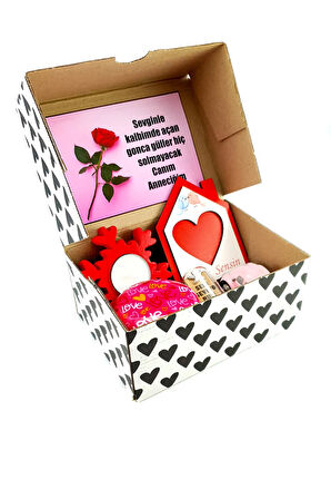 Şirin Kutuda Anneler Günü Hediyesi Anneye Hediye Fikirleri Anneye Hediye 1rose1mom9