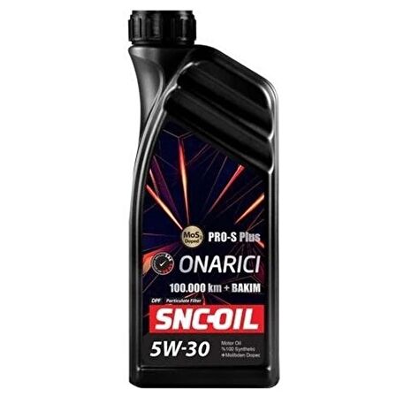 Snc Oil 100.000 Km+ Pro-S Plus Onarıcı 5W-30 1 Litre Motor Yağı