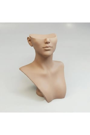 25 CM Dekoratif Takı Mankeni, Takı Standı, Takı Organizeri, Kolye Küpe Sergileme Standı