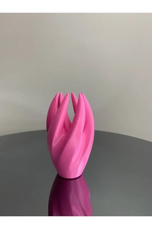 Pembe Renk Dekoratif El Şeklinde Yüzük Ve Takı Organizeri,Takı Standı Düzenleyici