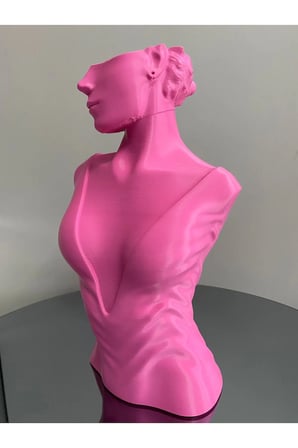 Pembe Renk Dekoratif Takı Mankeni Teşhir Standı 30 cm Takı Organizer Mücevher Küpe Kolye Sergileme