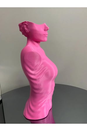 Pembe Renk Dekoratif Takı Mankeni Teşhir Standı 30 cm Takı Organizer Mücevher Küpe Kolye Sergileme