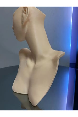 21 Cm Bej Kolye Küpe Takı Standı, Takı Mankeni, Kadın Figürü Takı Organizer Mağazalara Evlere