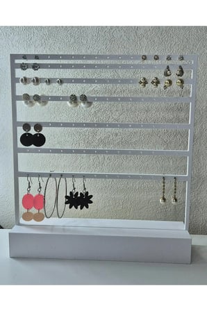 Küpe Teşhir Standı, Küpe Organizeri, Takı Standı, Küpe Kolye Bileklik Küpe Takı Standı Organizeri