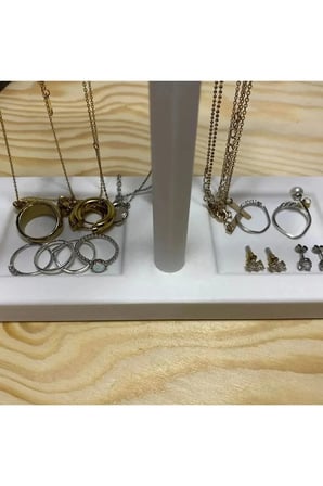 Dekoratif Takı Standı, Takılık, Küpelik, Bileklik, Kolye, Takı Dolabı Düzenleyici, Takı Organizer