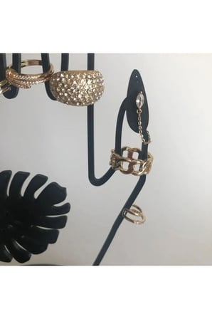 El Şeklinde Dekoratif Takı Standı, Yüzük, Küpe, Kolye Organizeri, Takı Standı, Makyaj, Mücevher