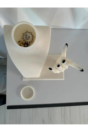 Dekoratif Takı ve Yüzük Manken Teşhir Standı Set Şık Makyaj Mücevher Kolye Sergi Yüzük Organizer