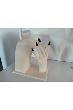 Dekoratif Takı ve Yüzük Manken Teşhir Standı Set Şık Makyaj Mücevher Kolye Sergi Yüzük Organizer