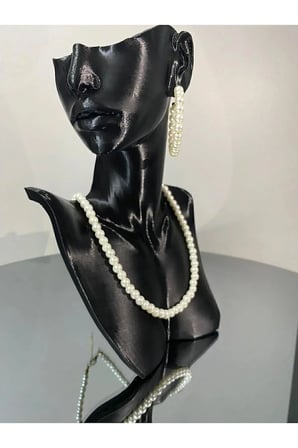 21 Cm Kolye Küpe Takı Standı, Takı Mankeni, Kadın Figürü Takı Organizer Mağazalara Ve Evlere Özel