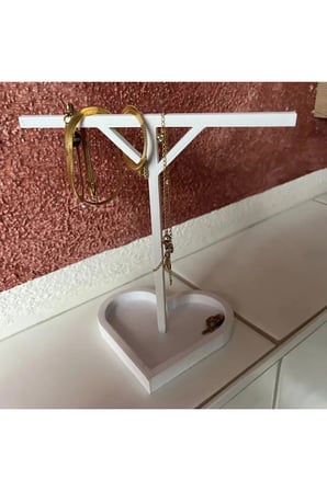 Kalpli Takı Organizer, Dekoratif Takı Standı, Küpelik, Bileklik, Kolye Seti, Takı Düzenleyici