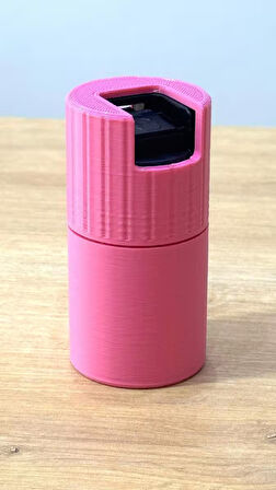 Bayanlar için PEMBE renk Biber gazı KILIFI 40ml (biber gazı satışı yoktur sadece kılıftır)