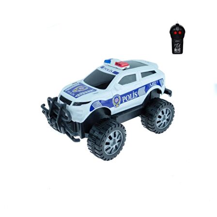 1:24 Ölçek Uzaktan Kumandalı Polis Arabası Suv Yarım Fonksiyon