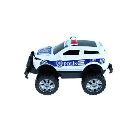 1:24 Ölçek Uzaktan Kumandalı Polis Arabası Suv Yarım Fonksiyon