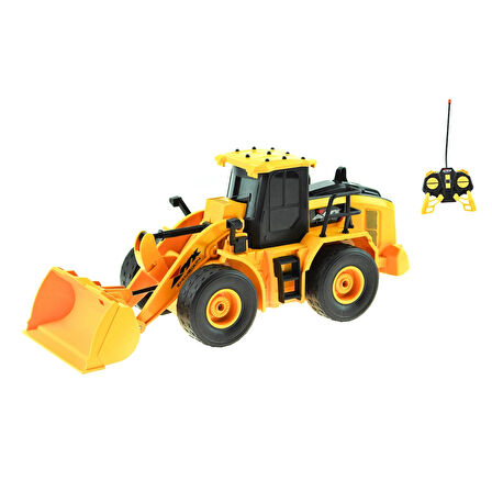1:24 Ölçek Uzaktan Kumandalı Buldozer 49 Mhz Şarjlı Dozer