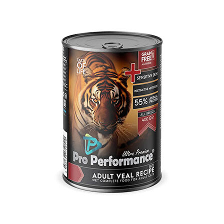 Pro Performance Ultra Premium Dana Etli Yetişkin Kedi Konservesi 12 Adet 400 Gr 