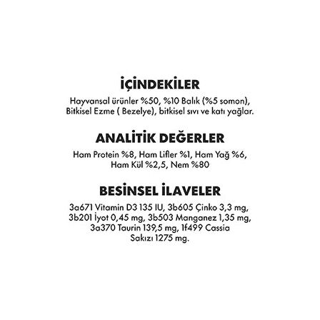 Pro Performance Ultra Premium Somonlu Kısırlaştırılmış Kedi Konservesi 6 Adet 400 Gr 