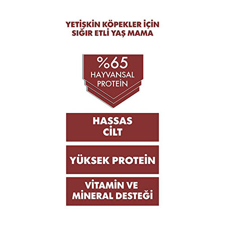Pro Performance Ultra Premium Biftekli Yetişkin Köpek Konservesi 6 Adet 400 Gr 