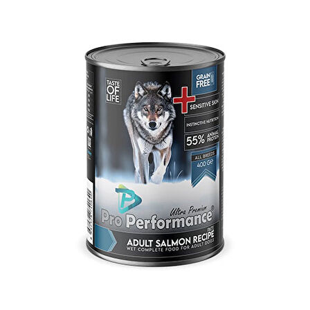 Pro Performance Ultra Premium Somonlu Yetişkin Köpek Konservesi 12 Adet 400 Gr 