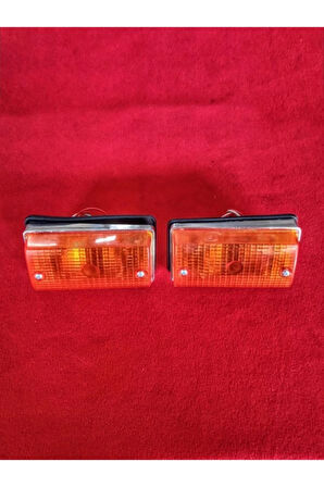 Murat 124 Ön Park Takım Plastik Nikelajlı (turuncu Camlı)