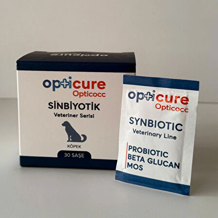 Opticure Köpek Sinbiyotik Prebiyotik + Probiyotik 30 Şase