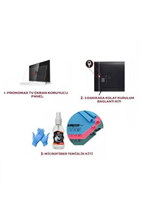 Promomax Philips 55PUS6412 Uyumlu TV Ekran Koruyucu