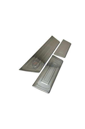 F. Custom Tek Sürgülü 2023> Krom Iç Kapı Eşiği 3 Kapı Paslanmaz Çelik