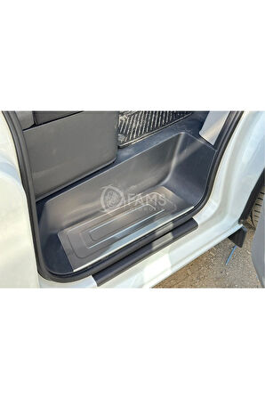 FORD CUSTOM 2023> Krom İç Kapı Eşiği 2 Kapı Paslanmaz Çelik