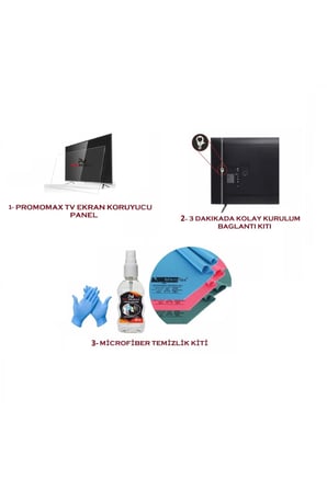 Promomax Samsung 55MU7350 CURVED Uyumlu TV Ekran Koruyucu