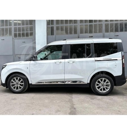 FORD TOURNEO COURIER 2024 Üzeri Sürgü Nikelajı 2 Parça Paslanmaz Çelik