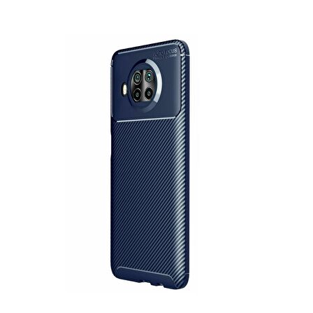 Smcase Xiaomi Mi10T Lite Kılıf Negro Karbon Dokulu Silikon