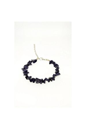 AMETİST KIRIKTAŞ DOĞAL TAŞ BİLEKLİK