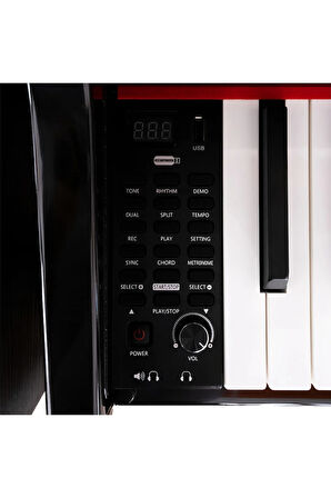 ShallReich SRP-175 Dijital Piyano Kademeli Çekiç Aksiyonlu Piyano