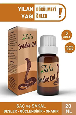 Tala Yılan Yağı 20 Ml 3 Adet