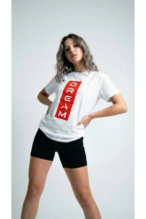 Unisex Düz Renk Dream Dijital Baskılı Bisiklet Yaka Basic Tişört Beyaz / 3XL
