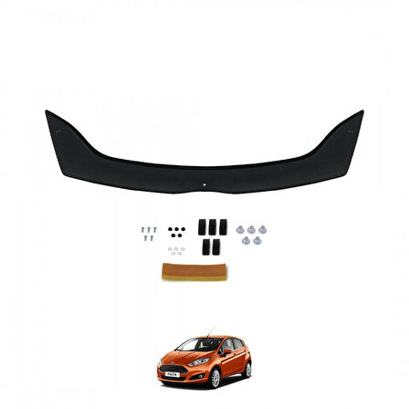 Ford Fiesta 2009 - 2012 4mm ABS Ön Kaput Koruma Rüzgarlığı