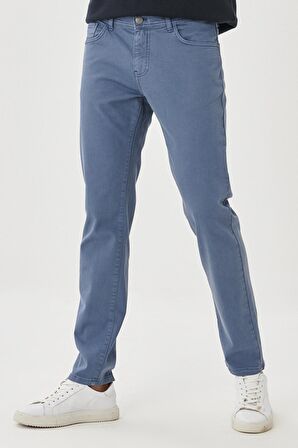 Erkek Indigo 360 Derece Her Yöne Esneyen Slim Fit Dar Kesim Pamuklu Rahat Pantolon
