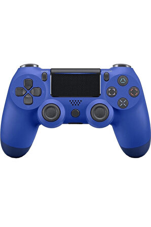 Premium PS4 Oyun Kolu Kablolu&Kablosuz Mavi Bluetoothlu Bilgisayar Uyumlu Kol GamePad Joystick