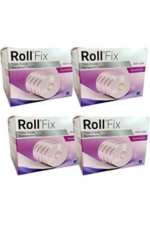 Roll Fix Tıbbi Esnek Flaster 10 Cm X 10 M (4kutu)