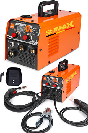 Germany Etop Yeni Nesil 3ın1 Gazsız Gazaltı İnvertör Kaynak + Mıg Fonksiyonlu Dijital Gösterge + Tel
