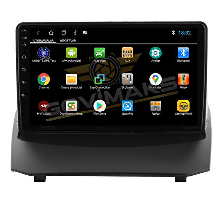 GOVİMAKS FORD FİESTA 2009-2012 4 GB RAM 64 GB HAFIZA ANDROID MULTIMEDIA TEYP