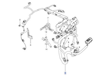 Chevrolet Cruze Motor Tesisatı OTOMATİK Komple GM