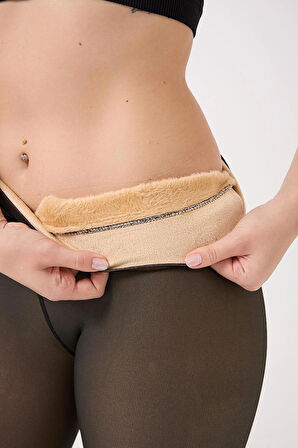 Pelüş Termal Külotlu Çorap – Yumuşak, Sıcak Tutan, Kışlık Tayt Görünümlü