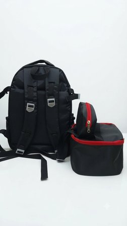 İLKOKUL 3 LÜ SET KAREKTER DESENLİ LAPTOP BÖLMELİ KALEMLİK,BESLENME ÇANTALI ERKEK ÇOCUK OKUL SIRT ÇANTASI 41*27*17 cm