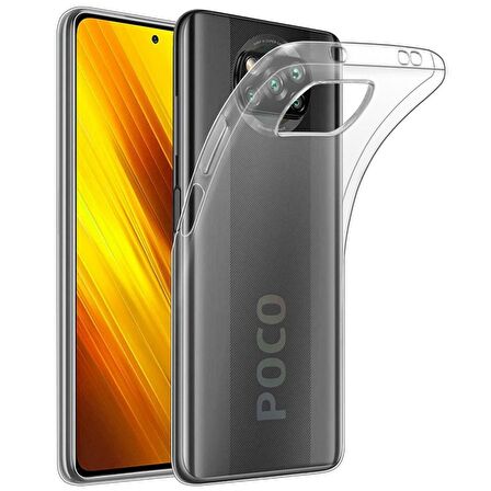 Smcase Xiaomi Poco X3 NFC Kılıf Lüks Tpu Korumalı Silikon