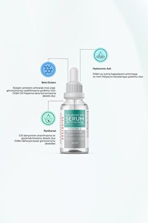 Yoğun Nemlendirici Kırışıklık Karşıtı Hyaluronik Asit Serum 30 ml