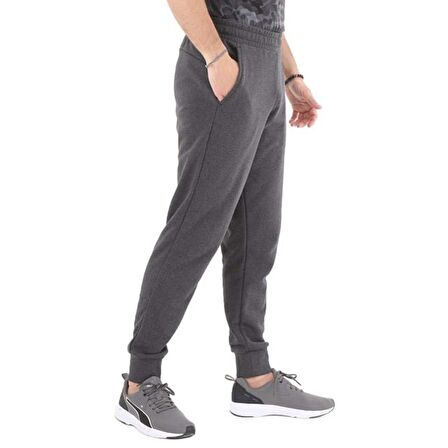 Puma Ess Logo Erkek Antrasit Günlük Stil Eşofman Altı 58671695