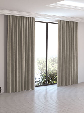 Home Daily Series Taş Rengi Ada Fon Perde