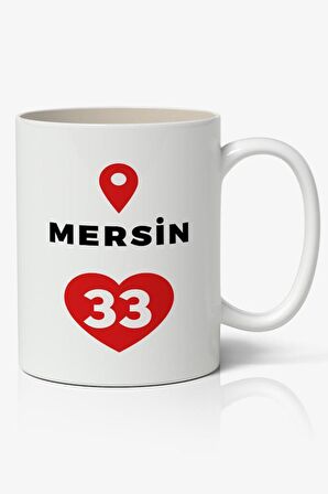 Mersin Baskılı Kupa Bardak Baskılı Kahve Kupa Bardak