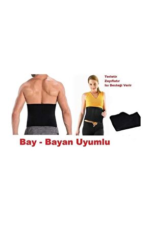 Moda Termal Sauna Sporcu Kemeri Zayıflama Yağ Bel Göbek Eritme Inceltme Kemeri